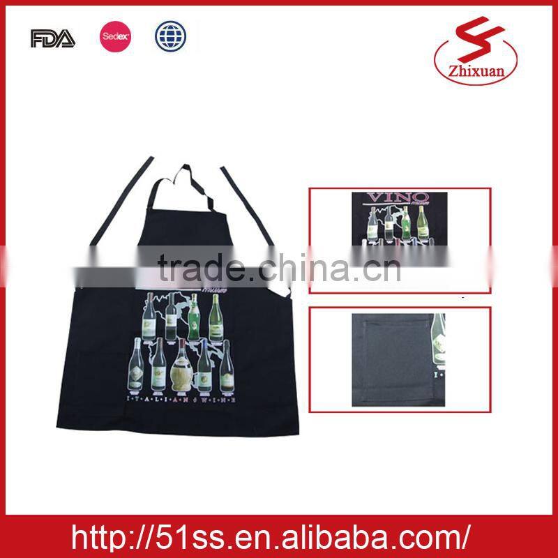 Adult cotton apron 2 pcoket canvas apron