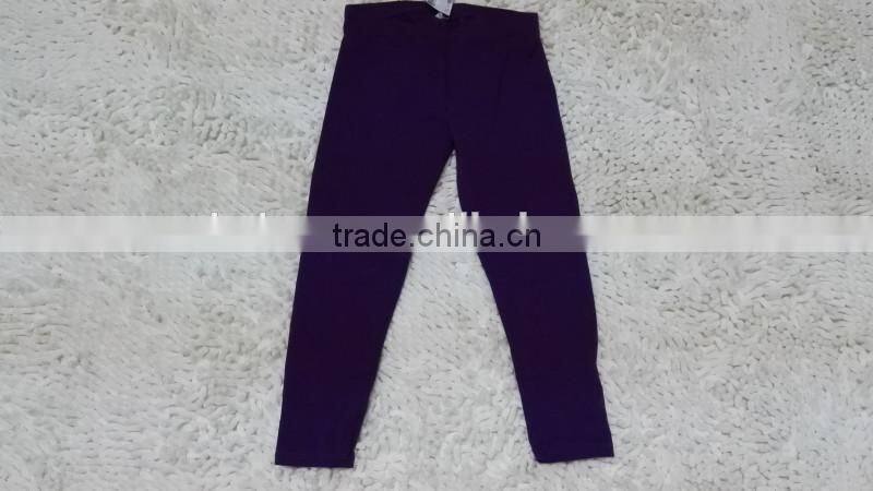 Girl's apparel high quality comfortable legging pants stocklots