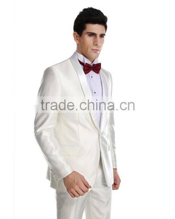 latest men white suit wedding pant coat design