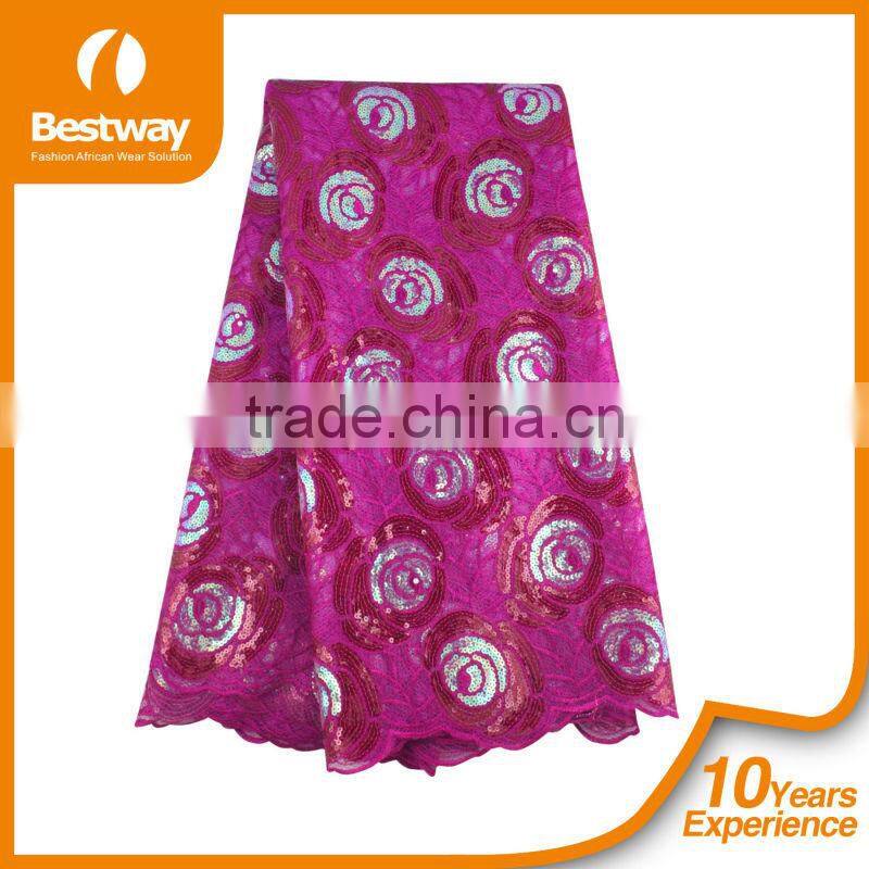 Factory Wholesale African Heavy Lace Fabric CP0035-1 African Guipure Lace Fabric For Party