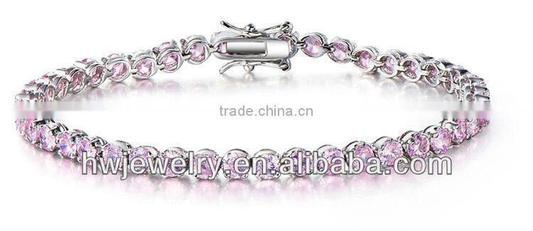 cz 925 silver bracelets