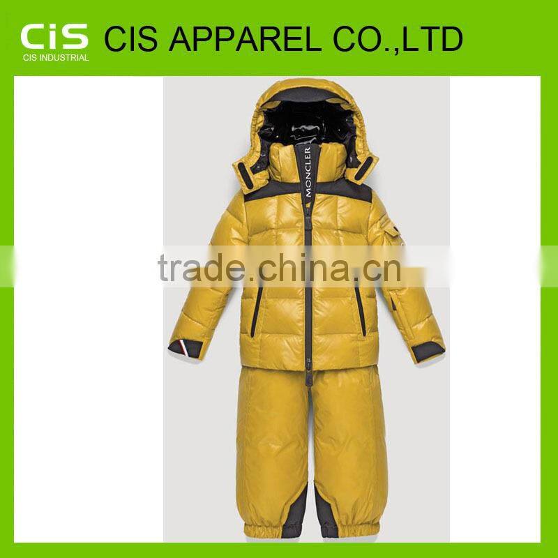 2015 New Fashion Customized Outdoor Short Children sets Jackets