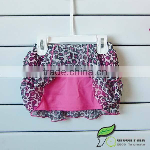 infant hot pink rompers+leopard tutu skirts+hairband 3pcs clothing sets baby suits kids outfits