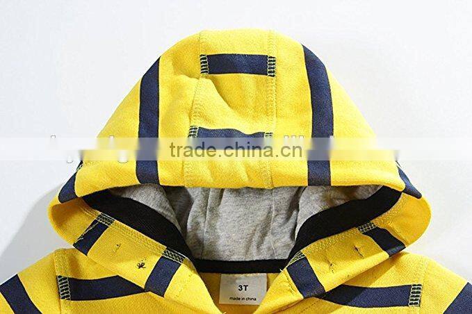 Kids Stripe Hoodies Wholesale Lovely Bee Hoodie Sweatshirt Printing Custom for 1~7 years Kid