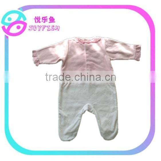 Velour cute baby romper