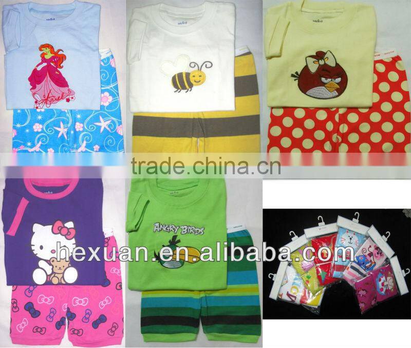 Wholesale Cotton Baby Kids Pyjamas Wholesale