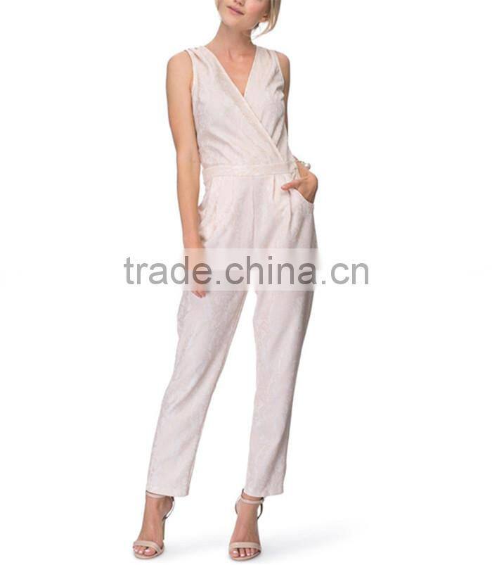 2015 elegant hot selling korean fashion fitness jumpsuit evening