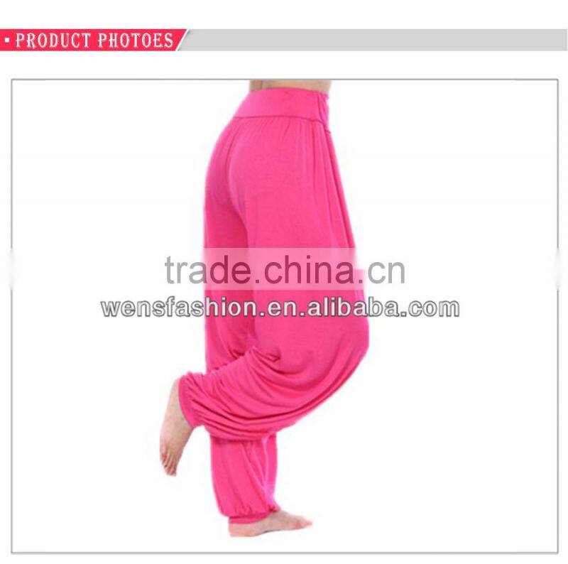 2016 Custom Yoga Harem Pants Women Workout Loose Yoga Pants