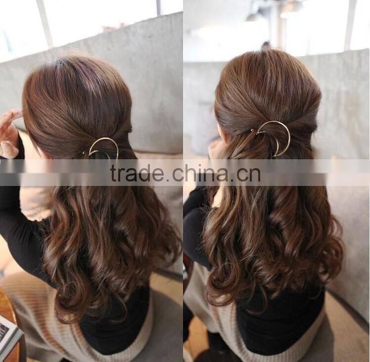 Boho Moon Hair Pin Brooch