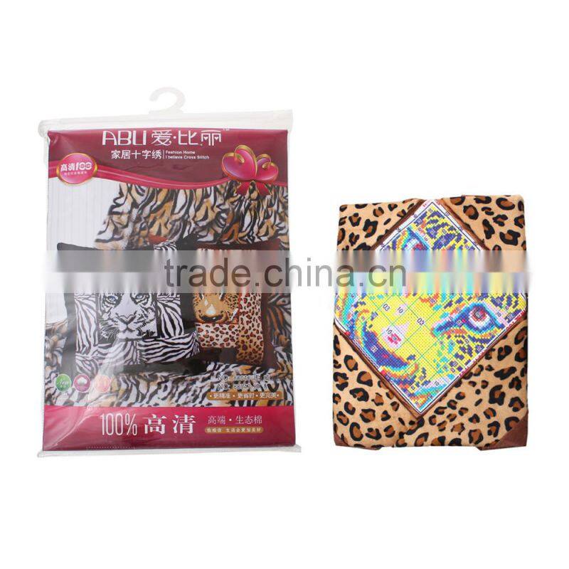Multicolor Leopard Print Pattern Hand Embroidery Diy Cross Stitch Sets Beautiful