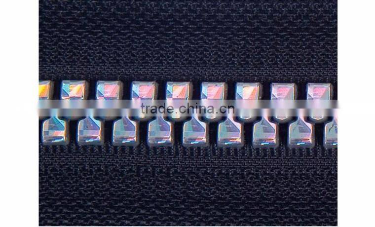 long chain Plastic Zipper big teeth zipper