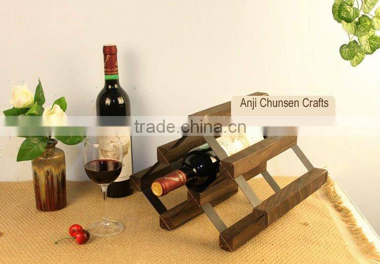 Expandable Wooden Wine Rack