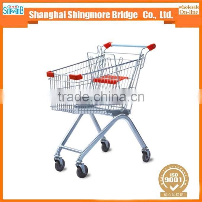 hot selling good quality metal shopping trolley for European market