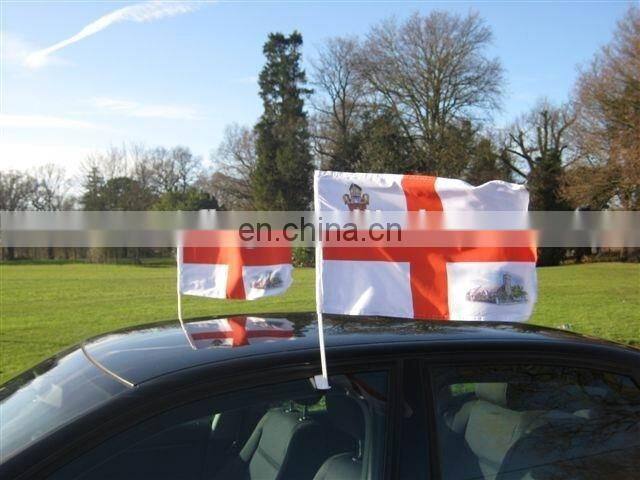 12*18 Inches England Car Flag with 18 Inches Flagpole