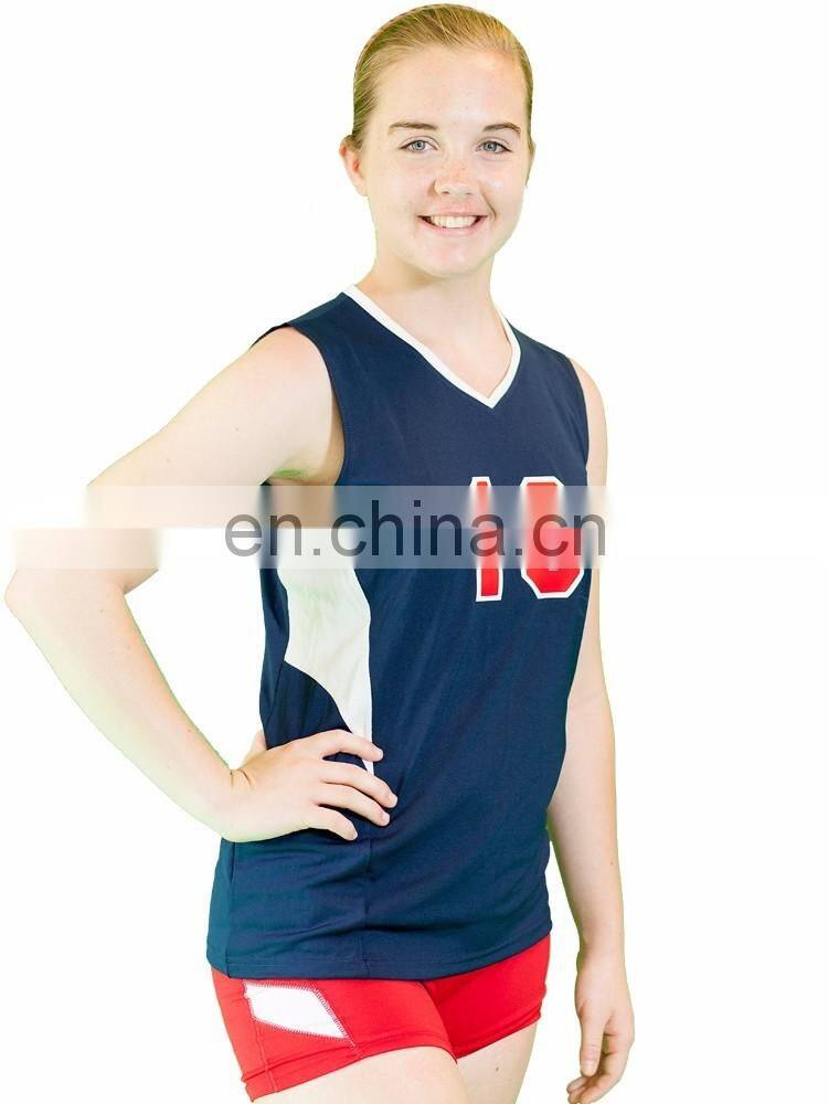 High five short sleeve solid volleyball Jersey,design Custom baseball uniform,team work volleyball uniforms