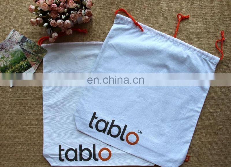 cheap cotton solid color bunch of pocket custom recycle draw string bag advertised shopping bag gift bag