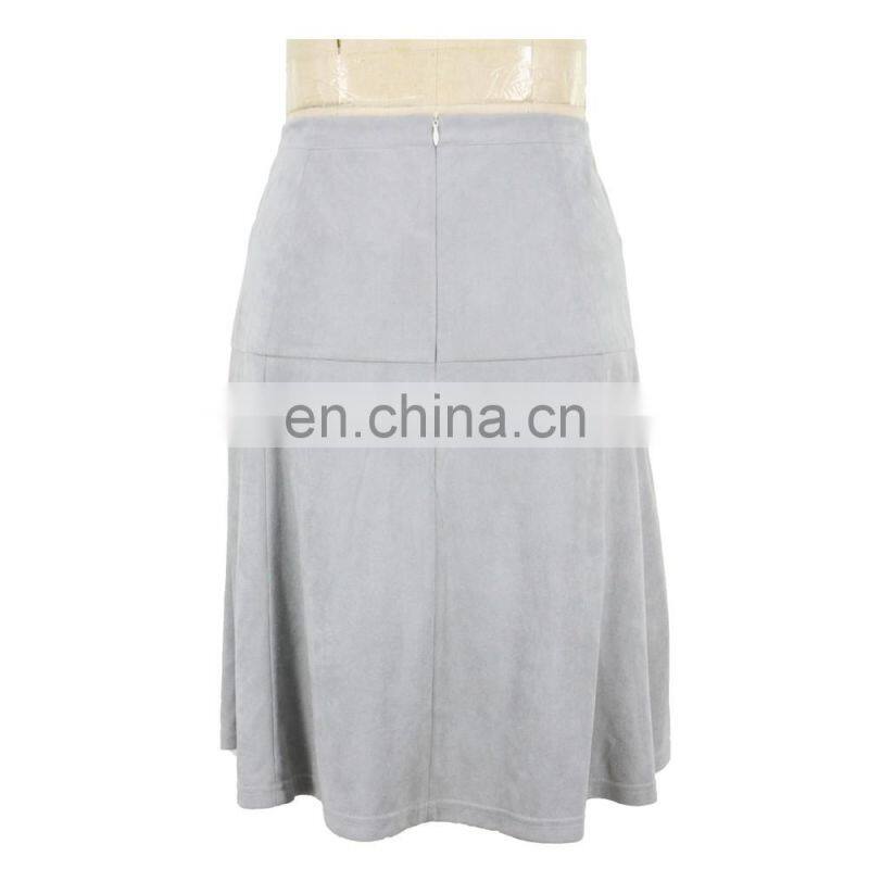 2017 Suede Mid-aged Women Formal Summer Skirt Guangzhou Clogthing