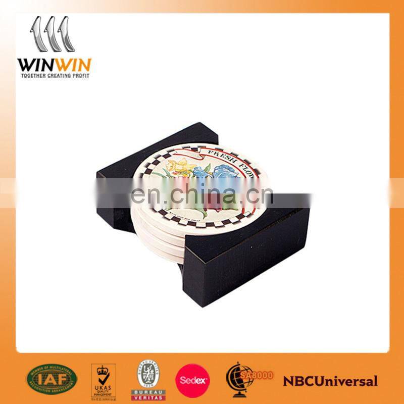 2017 hot sale wholesale printing cat cork coasters