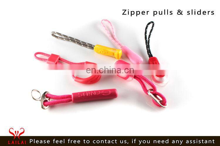 Wholesale decorative zip pull in many varieties