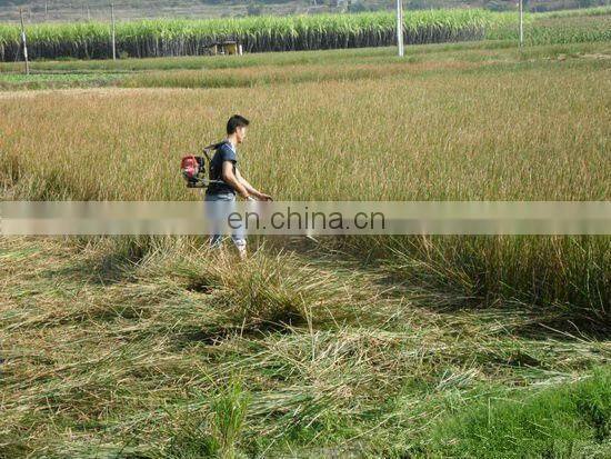 Professional factory supply safety and easy operation gas powered hand push rice cutter