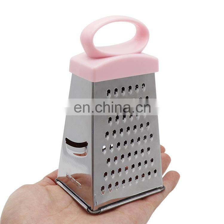 Professional 4 Sides Design Stainless Steel Handheld Mini Cheese Grater
