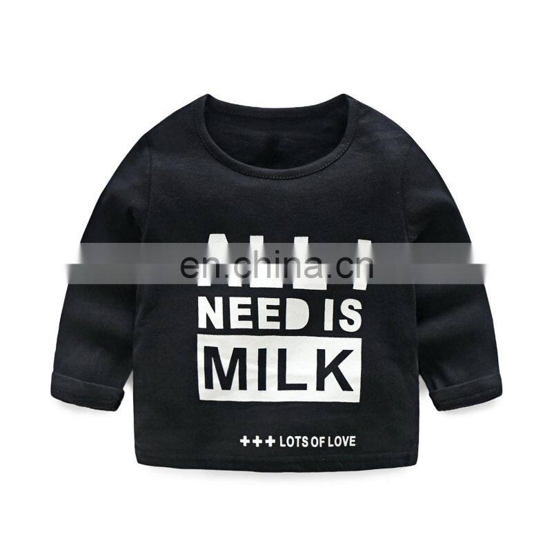 Autumn Winter Baby Clothing Outfits Word Printing Full Sleeve Cotton Baby Boy Set