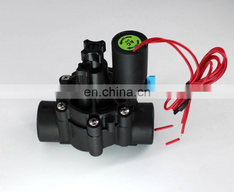 1 in. Remote Control Electric Valve with Flow Control for Landscape irrigation