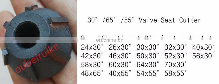 45 Degree Angle Carbide Valve Reamer Valve Seat Cutter For Engine Valve Seat Repair
