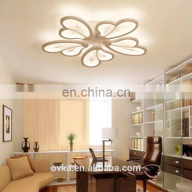Creative butterfly model acrylic LED ceiling light for home