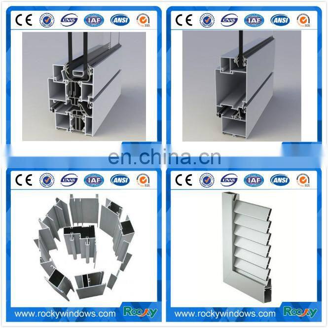 Powder coating windows door construction aluminum profile