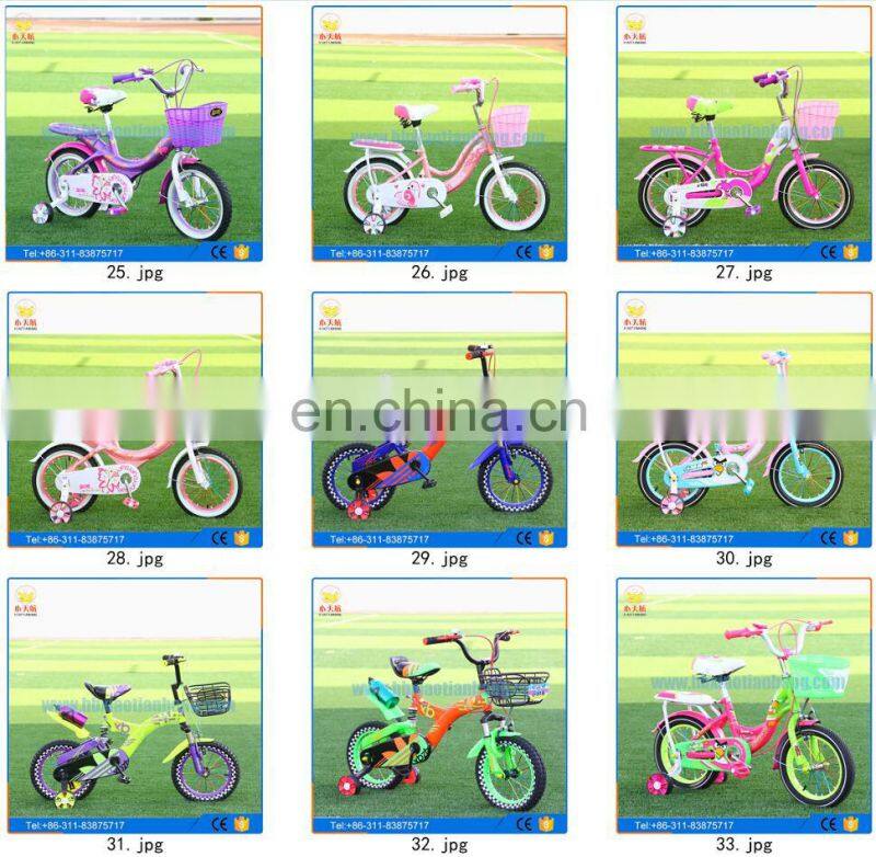 16 inch high quality steel frame cool style kids bicycle children bike with training wheel
