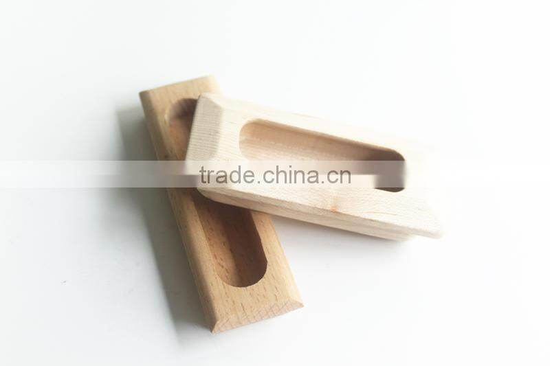 Decorative wooden knobs round wooden cabinet knob wholesale factory