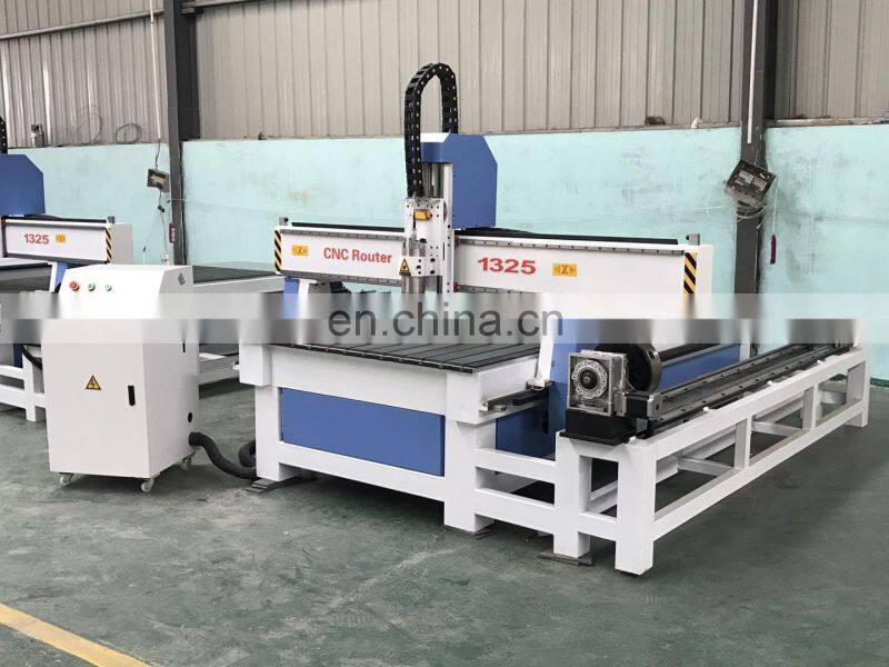 Add rotary axis Wood board/tube carving 3D hollow cutting staircase round handrail cnc carving machine