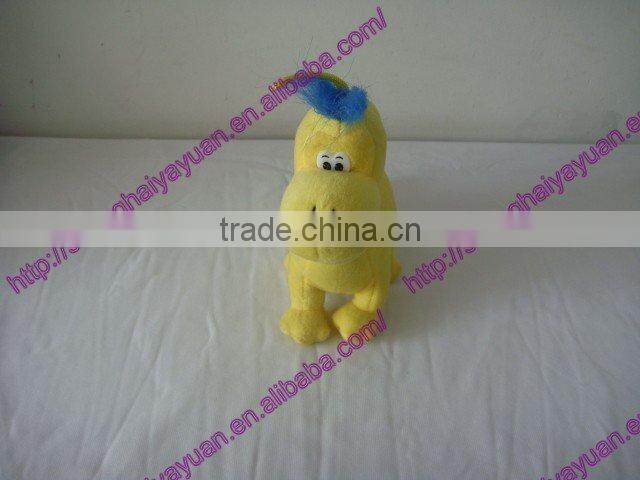Small nice plush keychain dinosaur toy