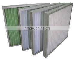 cardboard aluminium air conditioning replacement merv 8 11 15 g4 pleated synthetic fiber media panel filter