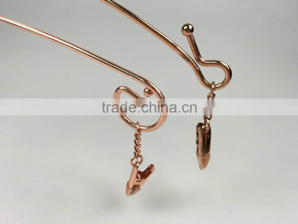multifuntional metal hanger lingerie display hanger for underwear