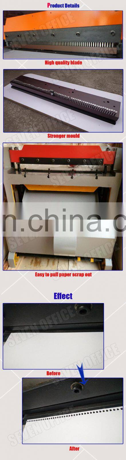 NO MOQ automatic paper notebook making hole punching machine perforator