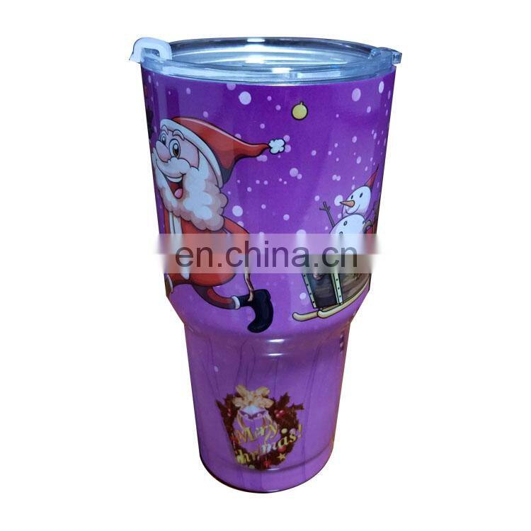 Wholesale Christmas 30oz Stainless Steel Sport Drinking Tumbler Cups