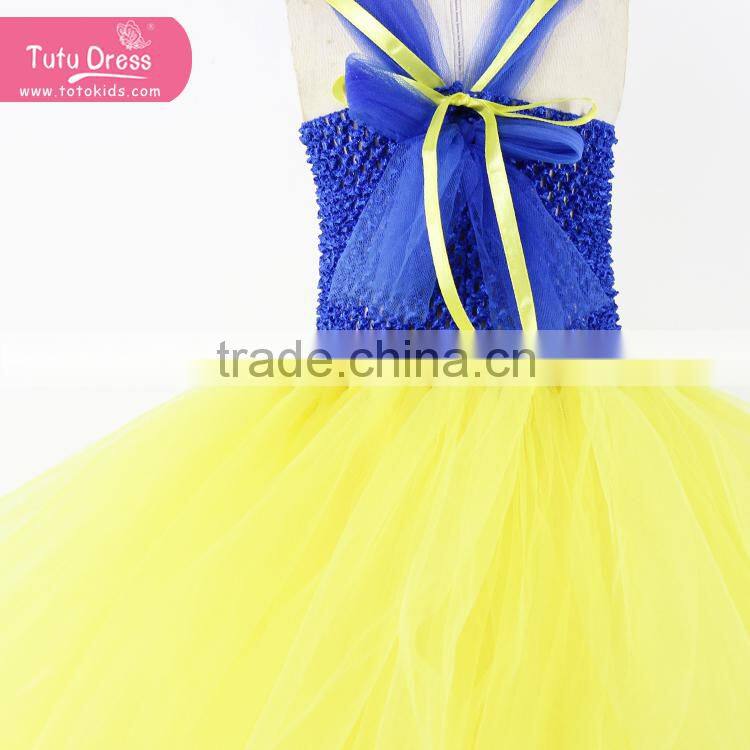 Hot sale blue dress baby beautiful clothing dress