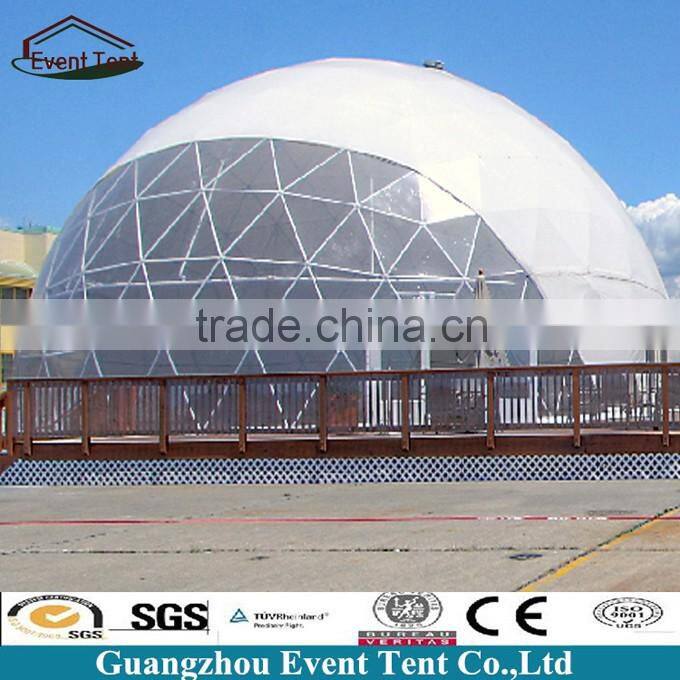 20m Diameter Special Steel Frame Geodesic Dome Tent For Sale With High Quality