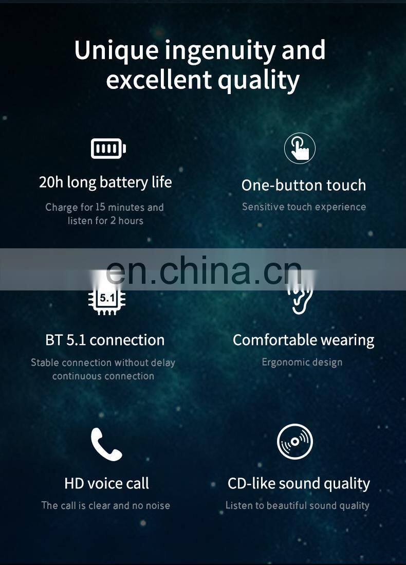 New design Gaming tws wireless Earbuds With Mic Bass Audio Sound earphones headphones wireless