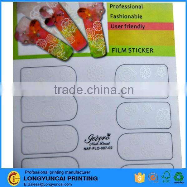 creative die cut PVC self adhesive printing sitcker