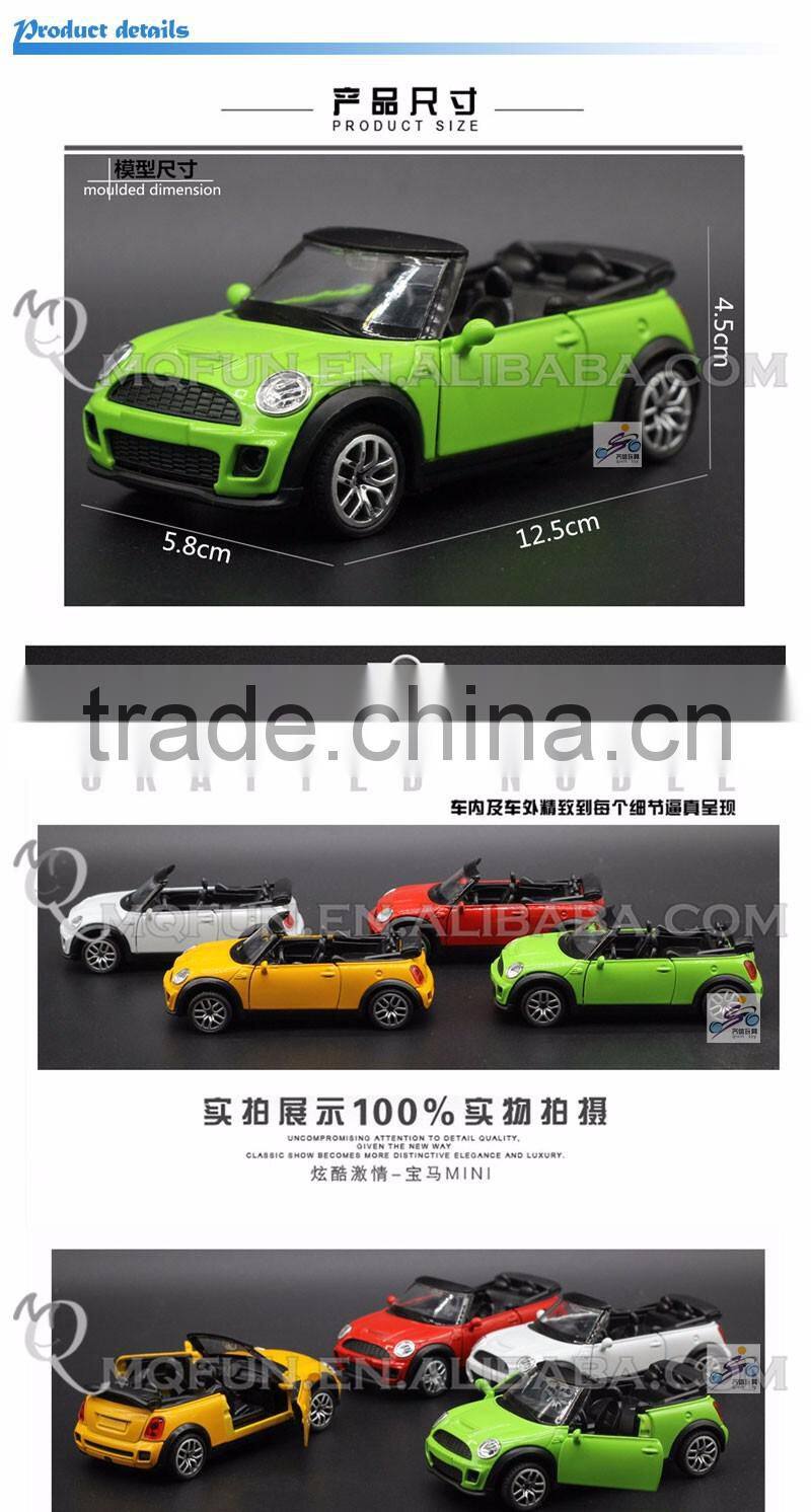 Mini Qute 1:32 kids Die Cast pull back alloy music light vehicle diecast model car model electronic educational toy NO.MQ 998-6A