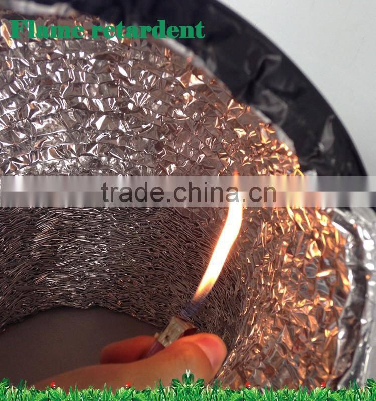 New style in China anti-fire Flexible ventilation hose Reinforce PVC coated aluminum foil pipe