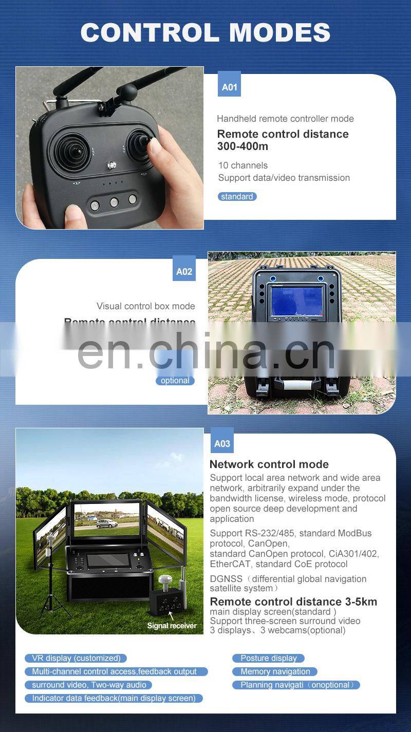 small robot rubber track crawler chassis