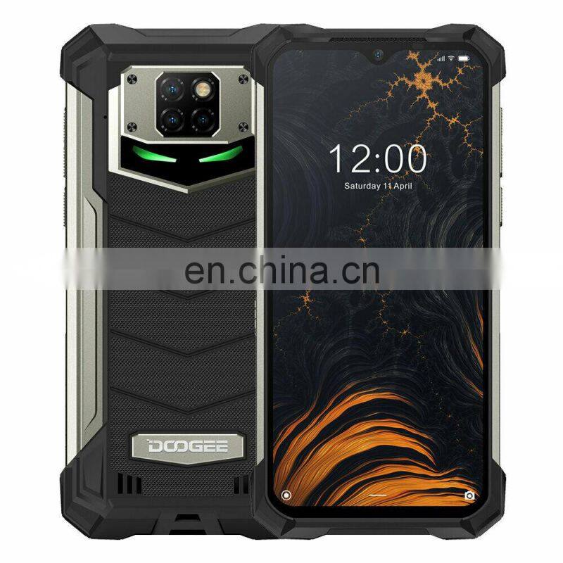 Rugged Cell Phones Smartphones 4G DOOGEE S88 Plus 8GB 128GB NFC Wireless Charge 10000mAh Power Bank Function Mobile Phone