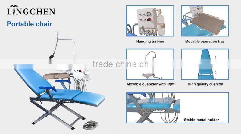 2016 Hot sale New dental portable folding teeth whitening treatment chair