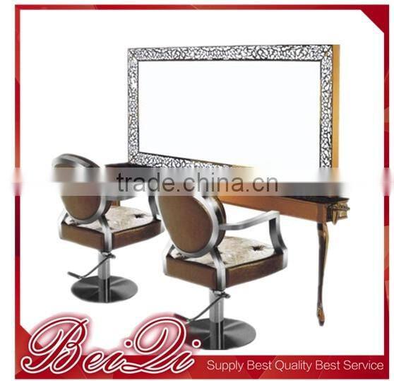 Make in China salon vanity mirror salon glass decorative wall mirror makeup wholesale barber supplies salon decoration mirror
