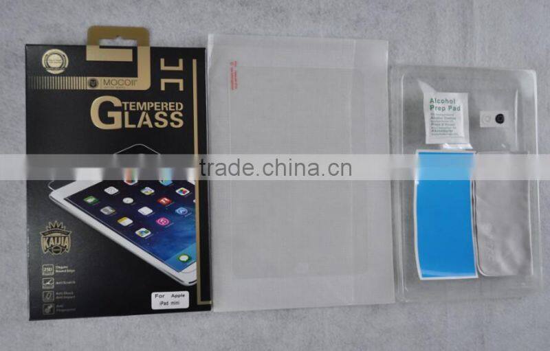 hot trending Mocoll 9H 2.5D 0.33mm for Apple ipad mini tempered glass screen protector for iPad mini screen protector