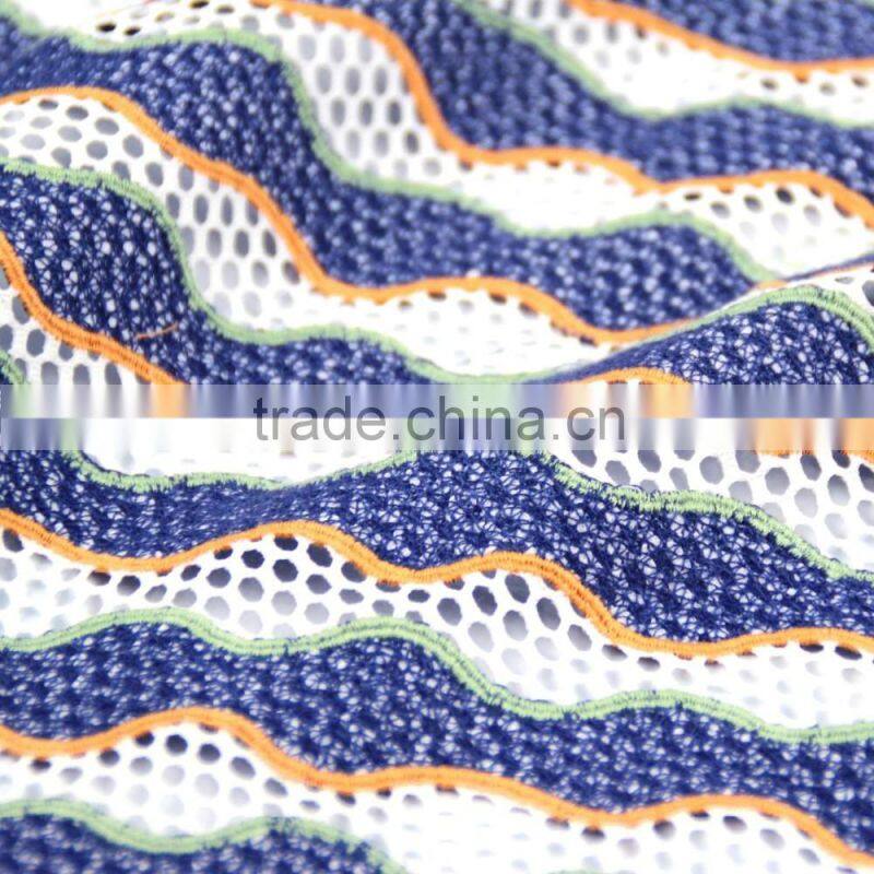 Wholesale polyester cotton water souble 130cm guipure lace fabric for lady dress, curtain, etc